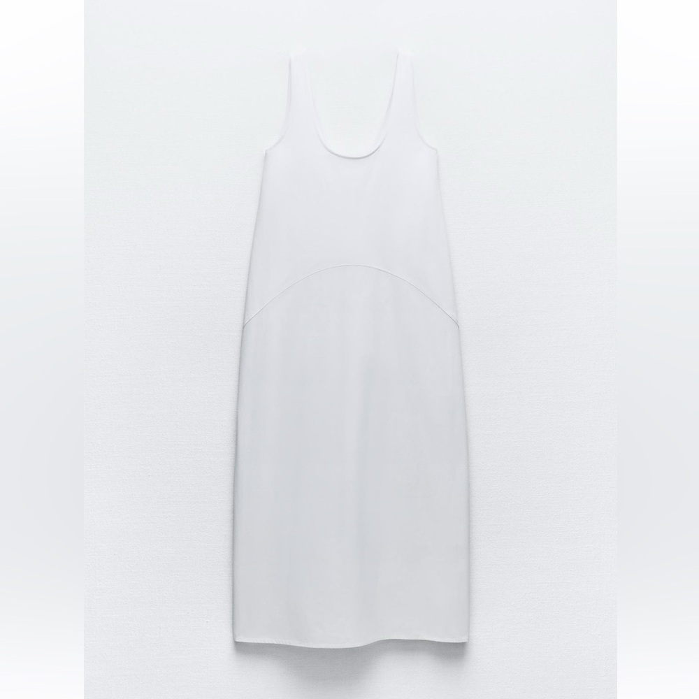 Combination Poplin Dress
